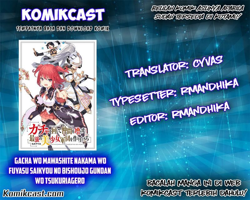 Gacha wo Mawashite Nakama wo Fuyasu Saikyou no Bishoujo Gundan wo Tsukuriagero Chapter 02 Gambar 1